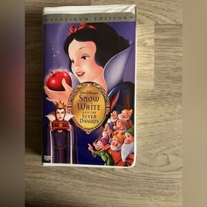 2001 Walt Disney Platinum Edition VHS Snow White and the Seven Dwarfs
